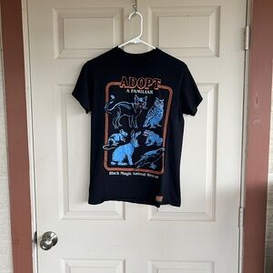 Adopt a Familiar Black Graphic Tee